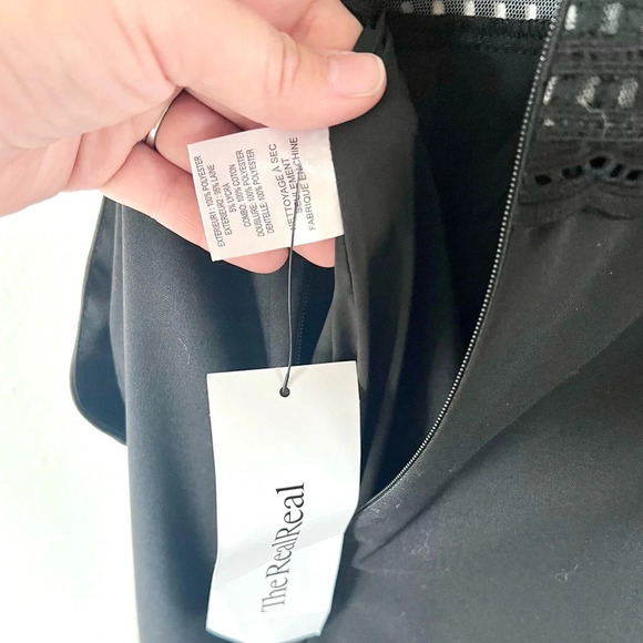 Sea New York Winnie Short Sleeve Black Lace & Wool Jumpsuit Size 10‎ - Picture 12 of 14